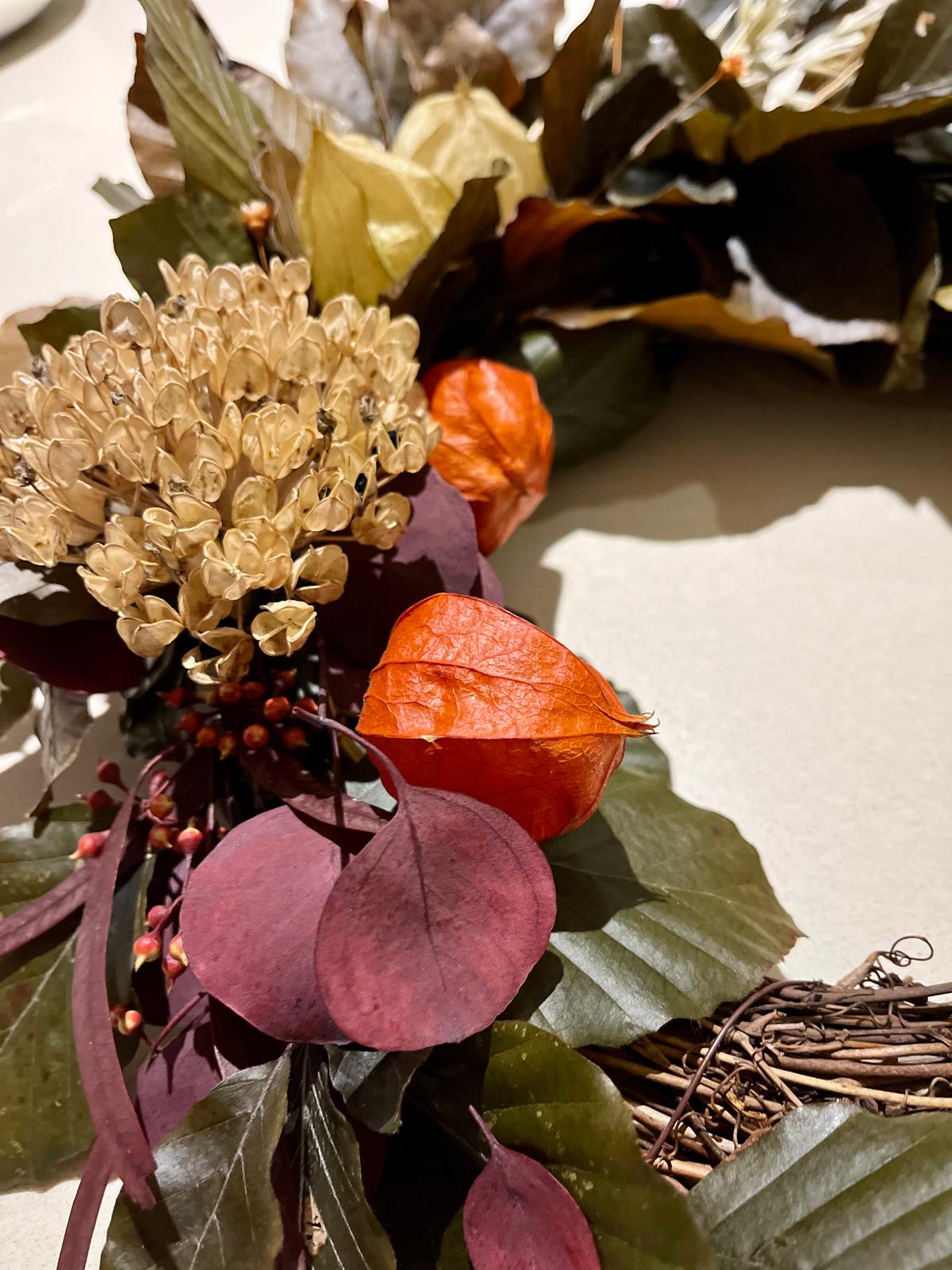 Autumn Dried Wreath Workshop
